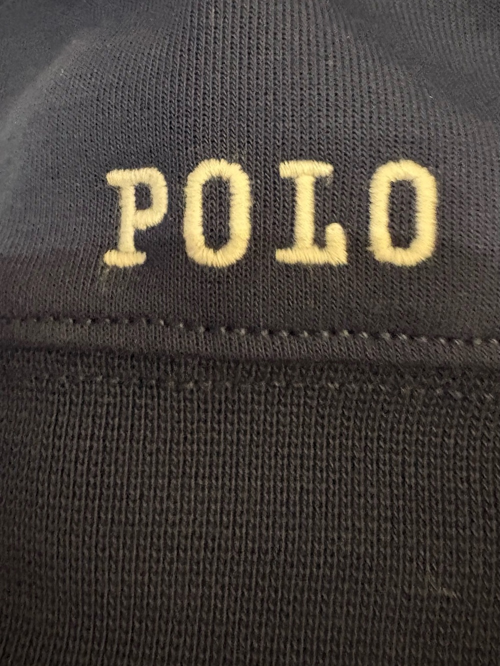 Ralph Lauren Navy and White Color block Hoodie - Picture 4 of 6